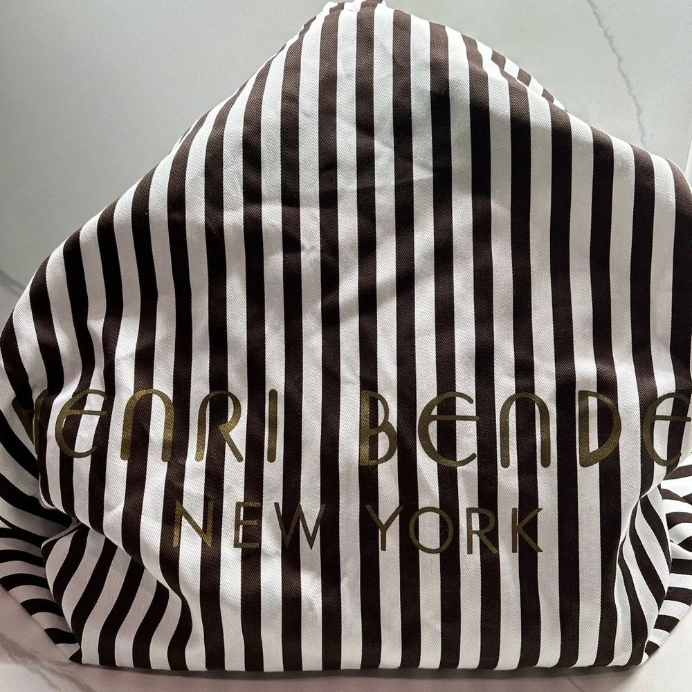 Henri Bendel Burgundy Floral Satchel - Picture 11 of 11